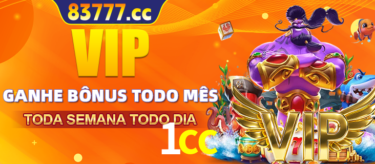 Banner promocional do 1cc oferecendo 100% de recompensas adicionais contínuas para quem fizer o login diário (Daily sign-in), com um mascote de coelho.